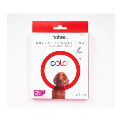 Taberdog Collar Permetrina 100 Mg/G Rojo 40 cm 1 Ud
