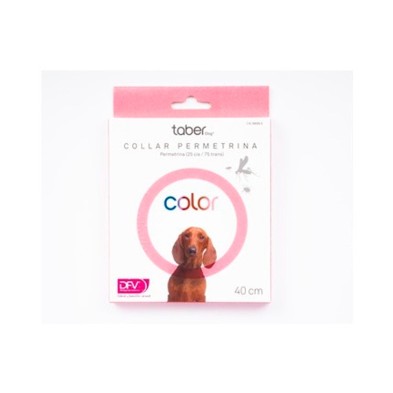 Taberdog Collar Permetrina 100 Mg/G Rosa 40 cm 1 Ud