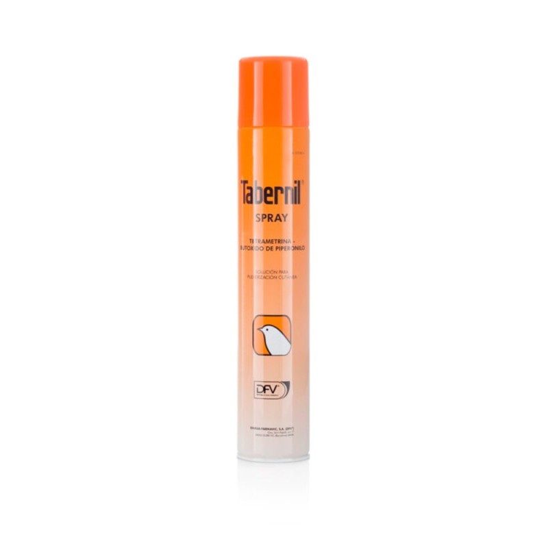 Tabernil Spray Tetrametrina 1,5/8 Mg/G Solucion Pulverización Cutánea 750 ML