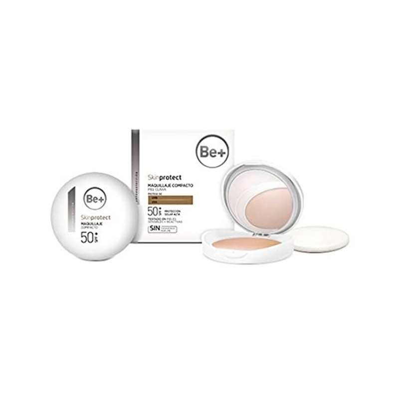 Be+ Skinprotect Maquillaje Compacto Mineral Spf50 Piel Clara 10 GR