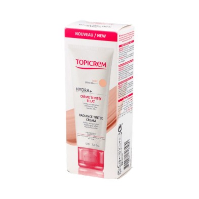 Topicrem Hydra+ Crema Con Color Iluminadora Light Spf 40 40 ML