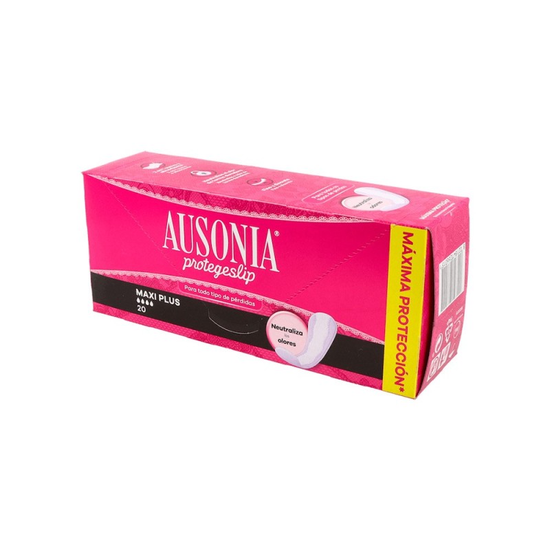 Ausonia Protege Slip Protectores Maxi Plus 20 Ud