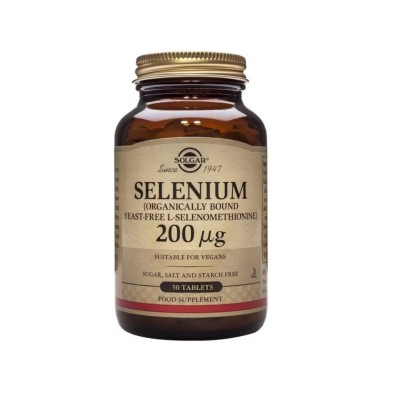 Solgar Selenio 200 Mcg 50 Comprimidos