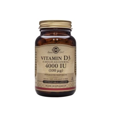 Solgar Vitamina D3 4000 iu 120 Capsulas