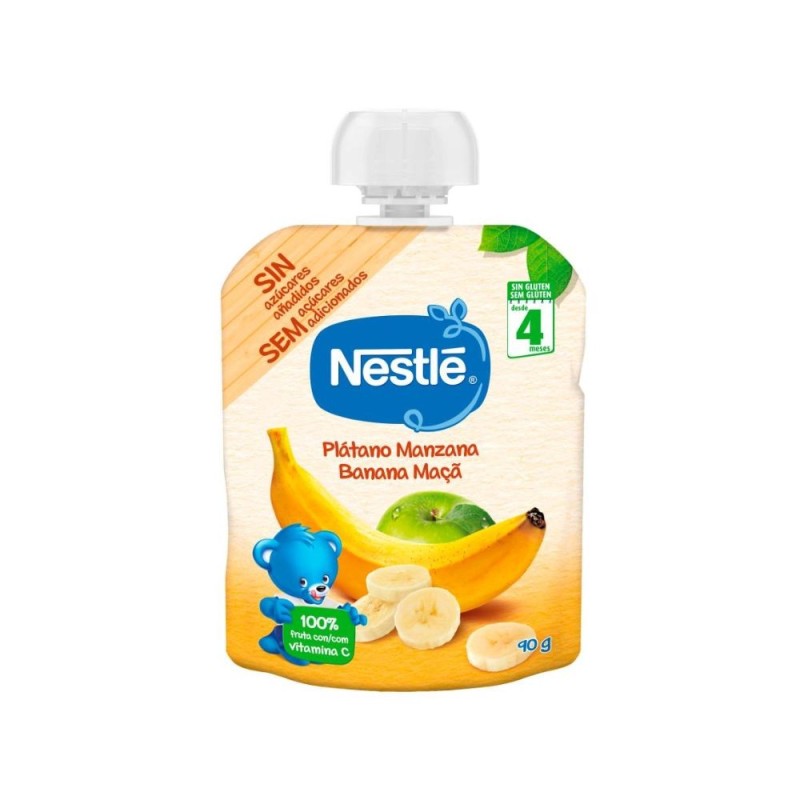 Nestle Naturnes Pouch Plata Manzan 90 GR