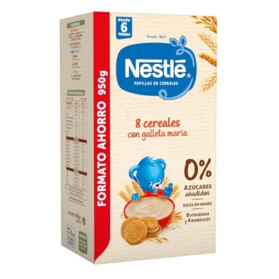 Nestle Papilla 8 Cereales Galleta Maria 950 GR