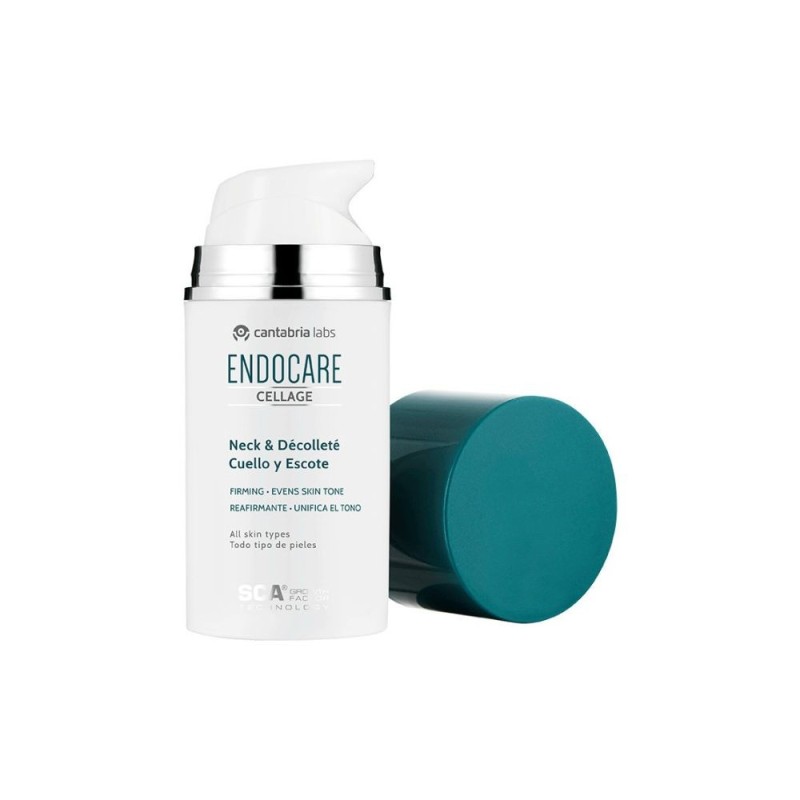 Endocare Crema Cellage Cuello Y Escote Reafirmante Unifica El Tono 80 Ml