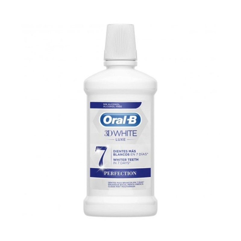 Oral-B 3D White Luxe Perfection Enjuague Bucal 500 ML