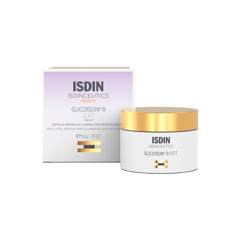 Isdinceutics Glicoisdin 8 Soft Crema Facial Efecto Peeling 50 ML