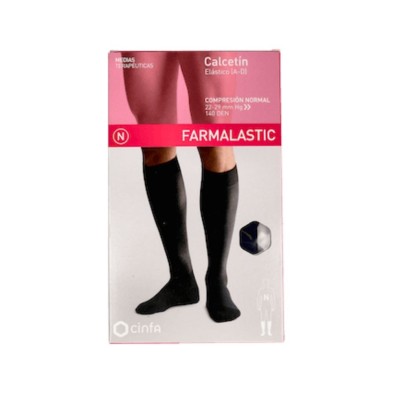 Farmalastic Calcetin (A-D) Compresion Normal Talla Grande Color Azul 2 Ud
