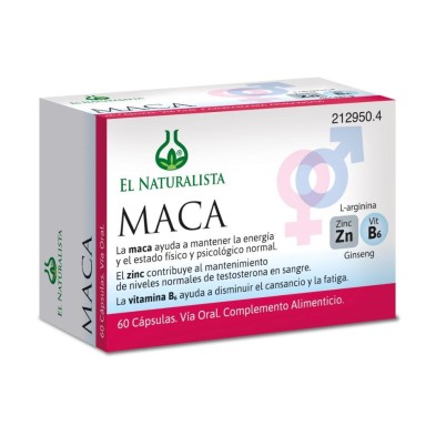 El Naturalista Maca 60 Capsulas