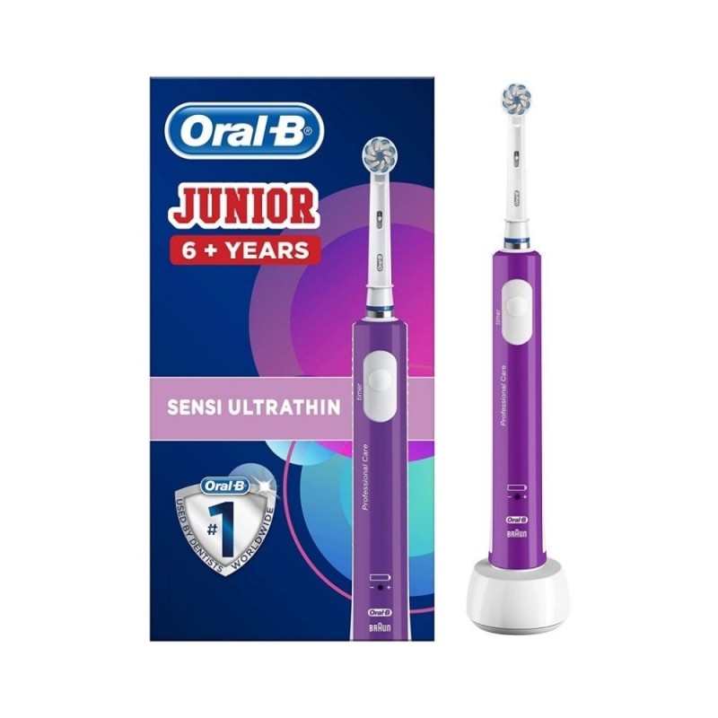 Oral-B Morado Junior Cepillo Dental Eléctrico Recargable Infantil - 1 Ud 1 Ct