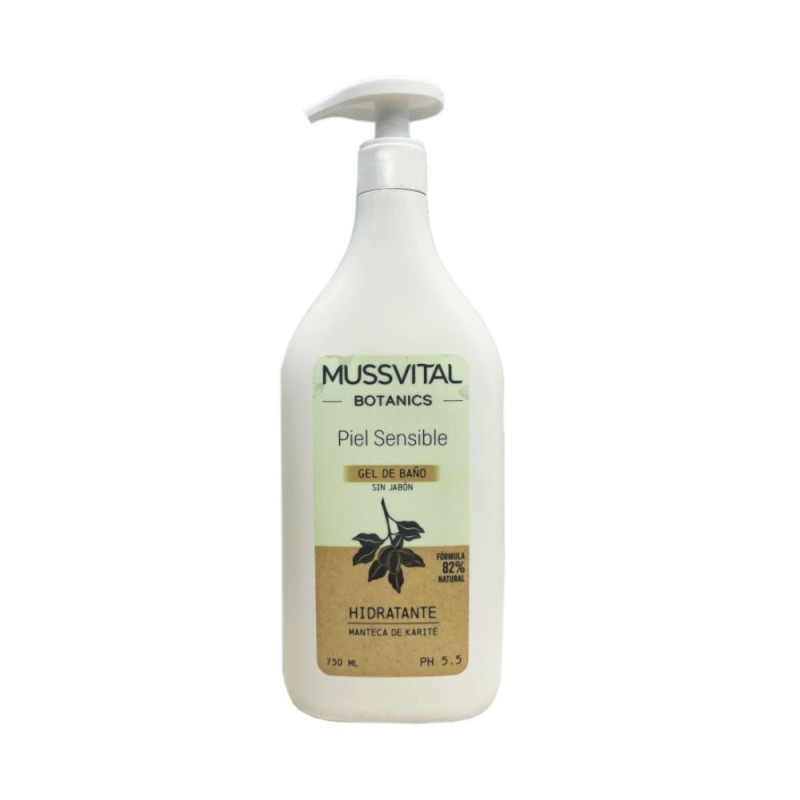 Mussvital Essentials Botanics Gel De Baño Piel Sensible 750 Ml