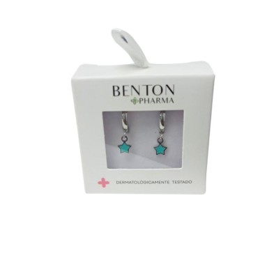 Benton Pharma Pendiente Aro Estrella Pro