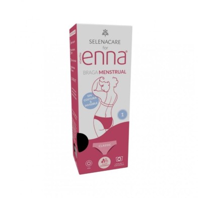 Enna Braga Menstrual Día Flujo Medio Talla 1 Color Negro 1 Ud