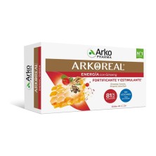Arkoreal Jalea Real + Ginseng 15 ML 20 Ampollas