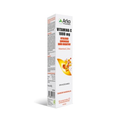 Arkovital Vitamina C + Zinc 20 Comprimidos Efervescentes