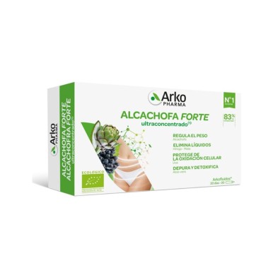 Arkofluido Alcachofa Forte 20 Ampollas Bebibles