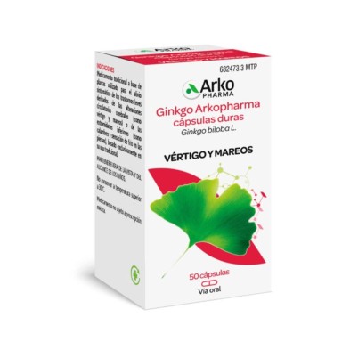 ARKOCAPSULAS GINKGO 180 MG 50 CAPSULAS
