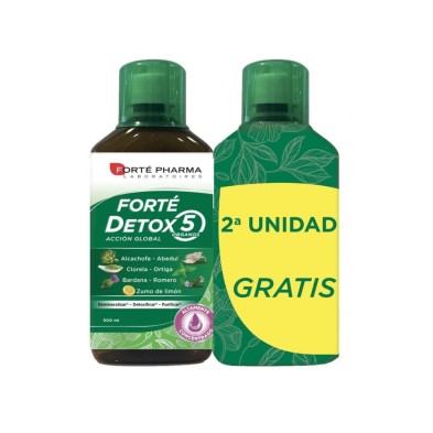 Duplo Forte Detox 5 Organos Accion Global 2x500 ML