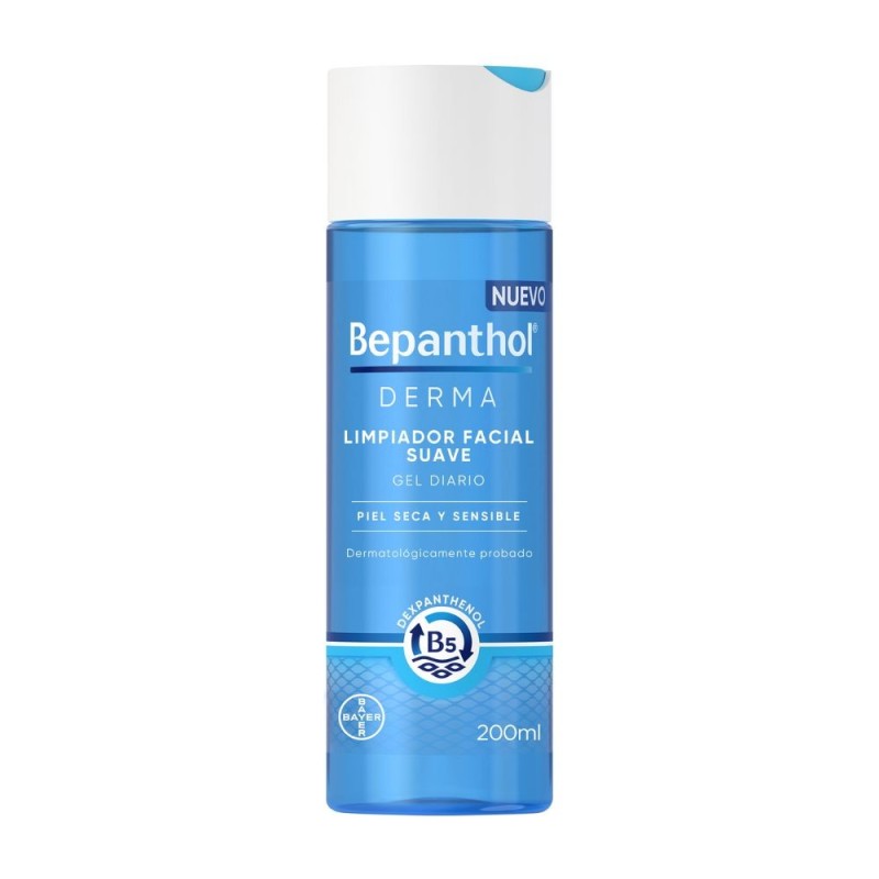 Bepanthol Gel Limpiador Facial Suave Diario 200 ML