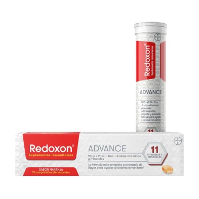 Redoxon Advance Sabor Naranja 15 Comprimidos Efervescentes