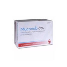 Muconeb 6% Solución Salina Hiperton Inhalacion Cloruro De Sodio 30x4 ML
