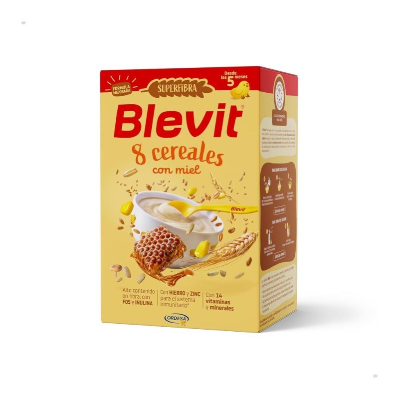 Blevit Superfibra 8 Cereales Miel 500 GR