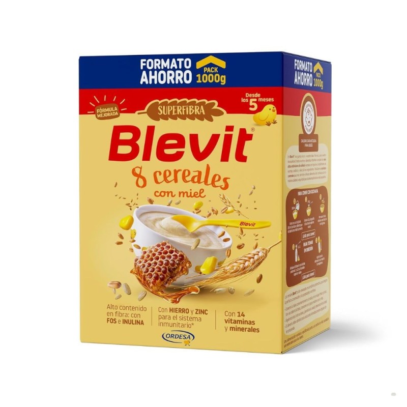 Blevit Superfibra 8 Cereales Miel 1000 GR
