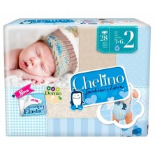 CHELINO PAÑAL INFANTIL T2 3-6 KG 28 U