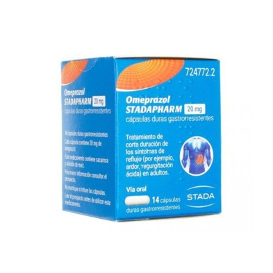 Stadapharm Omeprazol 20 Mg Gastrorresistentes 14 Capsulas