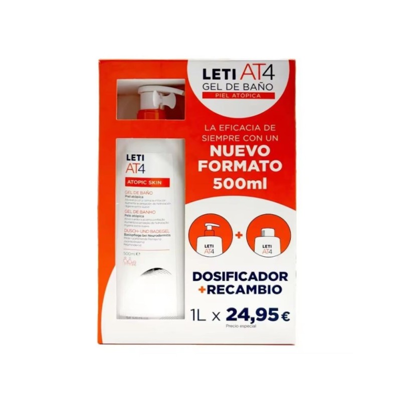 Leti At4 Gel Baño 500 ML + Recambio Gel baño 500 ML