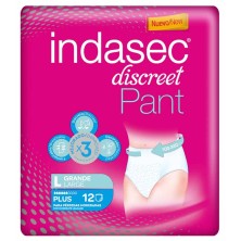 INDASEC DISCREET PANT PLUS GRANDE 12 U
