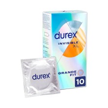 Durex Preservativo Invisible XL 10 Unidades