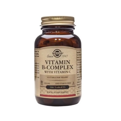Solgar B Complex Con Vitamina C 100 Comprimidos