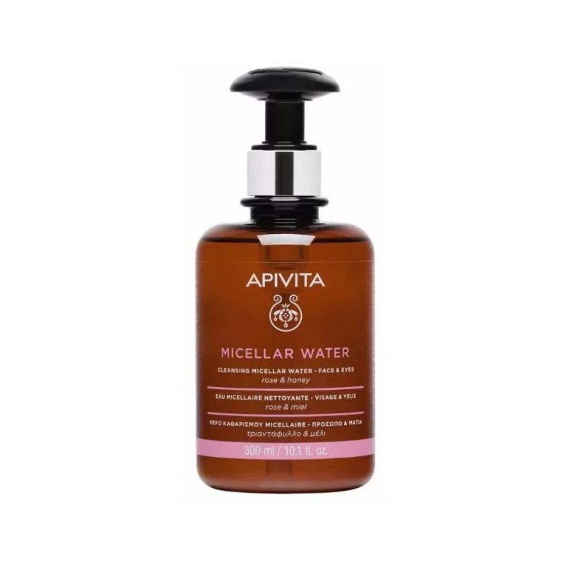 Apivita Rosa Agua Micelar Con Y Miel 300 Ml 300Ml