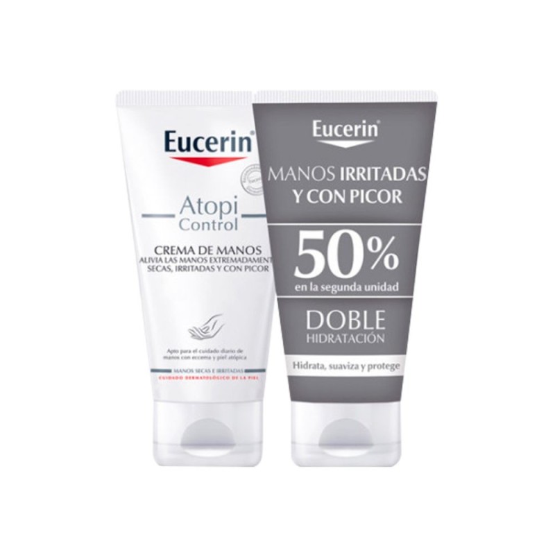 Duplo Eucerin Crema de Manos Atopi Control 2x75 ML