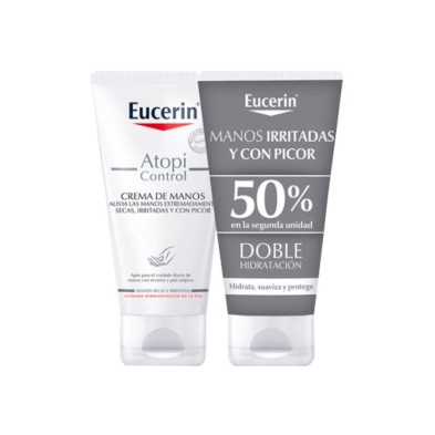 Duplo Eucerin Crema de Manos Atopi Control 2x75 ML
