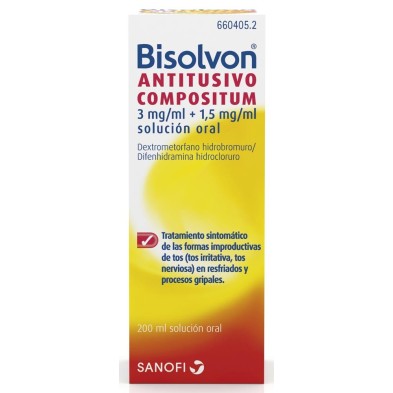 BISOLVON ANTITUSIVO COMPOSITUM 3 MG/ML+1,5 MG/ML 200 ML