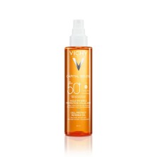 Vichy Capital Soleil Spf 50+ Aceite Tacto Seco Cuerpo Y Puntas Cabello 200 ML