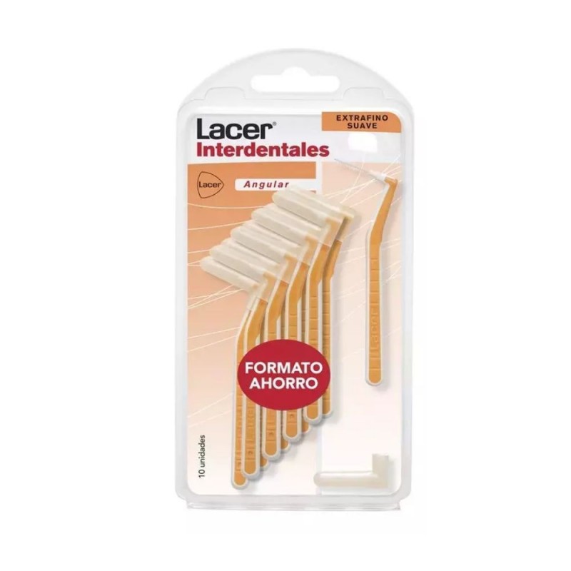 Lacer Cepillo Interdental Angular Extrafino Suave 10 Ud