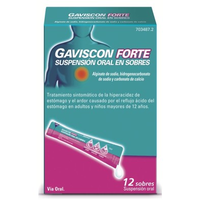 GAVISCON FORTE 12 SOBRES