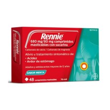 Rennie 48 Comprimidos Masticables Sabor Menta