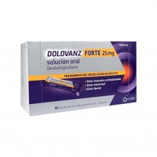 Dolovanz Forte 25 Mg 10 Sobres Solucion Oral