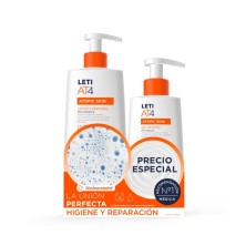Pack Leti At4 Atopic Skin Leche Corporal 500 ML + Gel 250 ML
