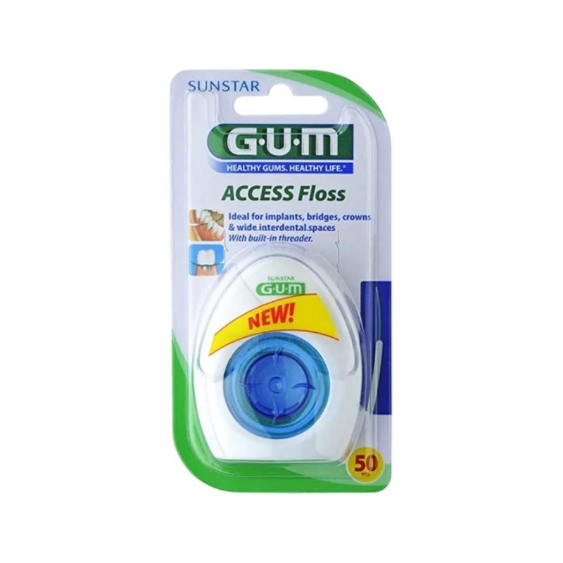Gum Implant Floss Sin Cera Seda Dental Implantes 1 Ud
