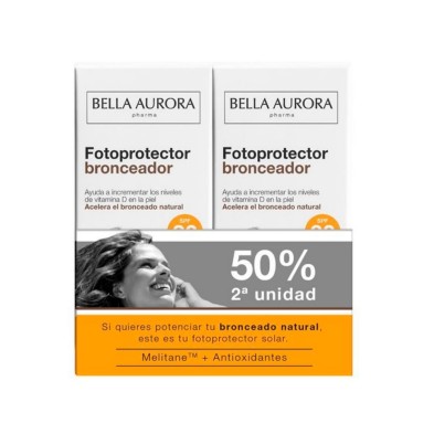 Duplo Bella Aurora Fotoprotector Bronceador 50 ML