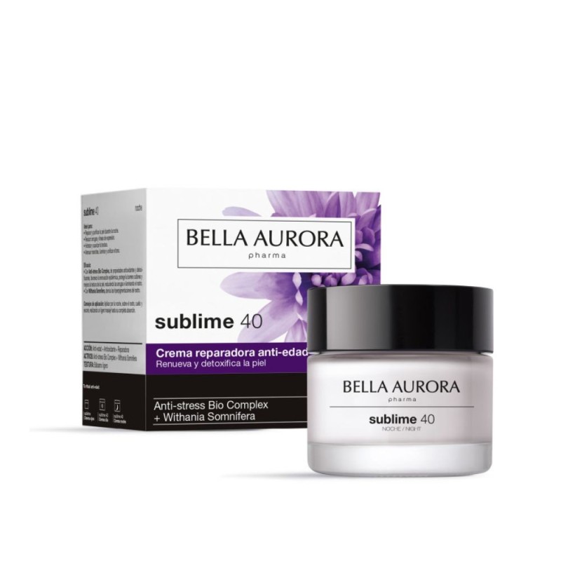 Bella Aurora Sublime 40 Crema Reparadora Anti-Edad Noche 50 ML