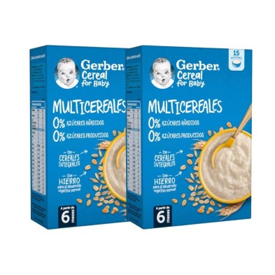 Duplo Gerber Multicereales 0% Azucares Añadidos 2x270 GR
