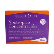 Essentialis Nootropico Concentración 30 Capsulas